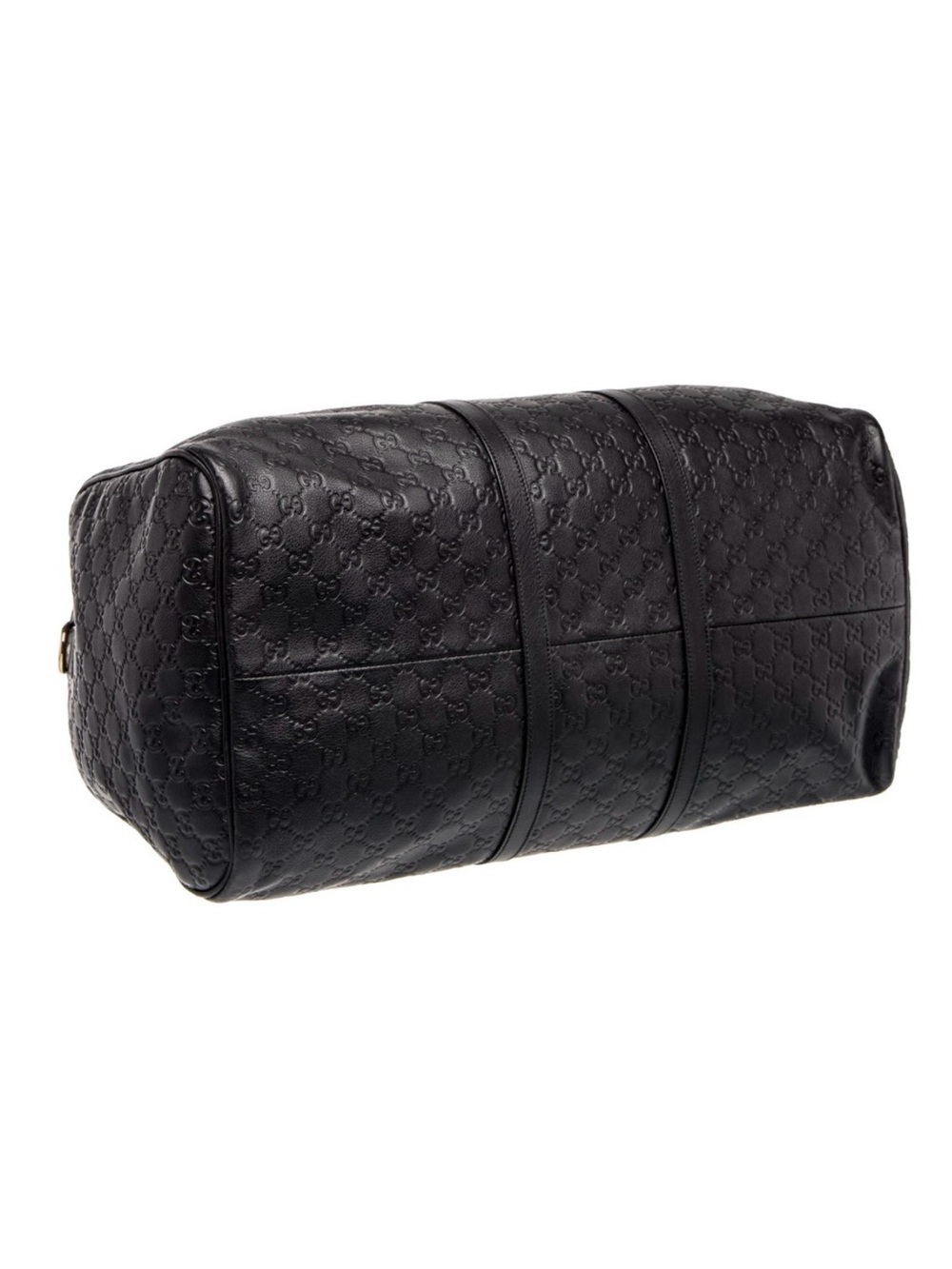 Gucci Black Embossed GG Duffel Bag - Picture 2 of 6